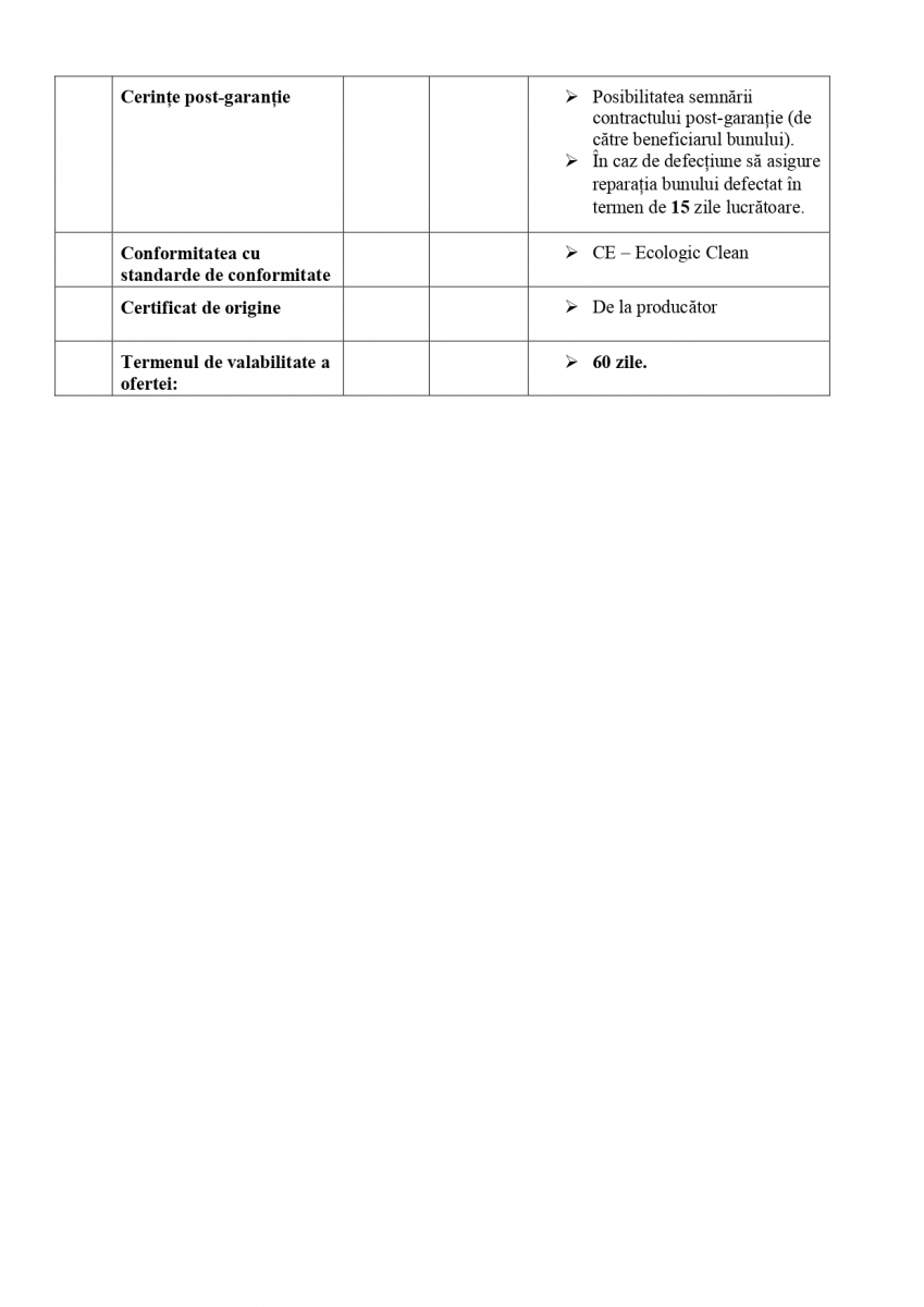 Achiziționarea bunurilor în cadrul scheme de sub-granturi.